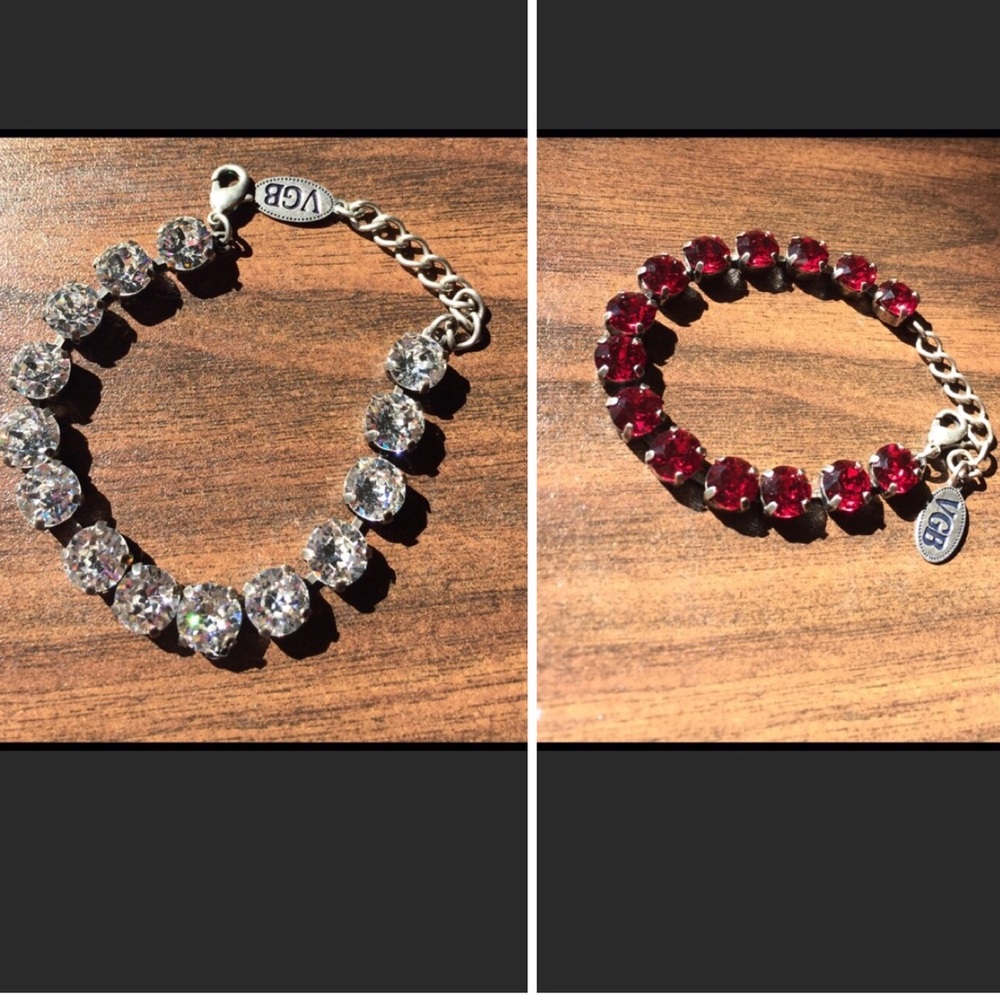 Bundle of 2 Swarovski element bracelets